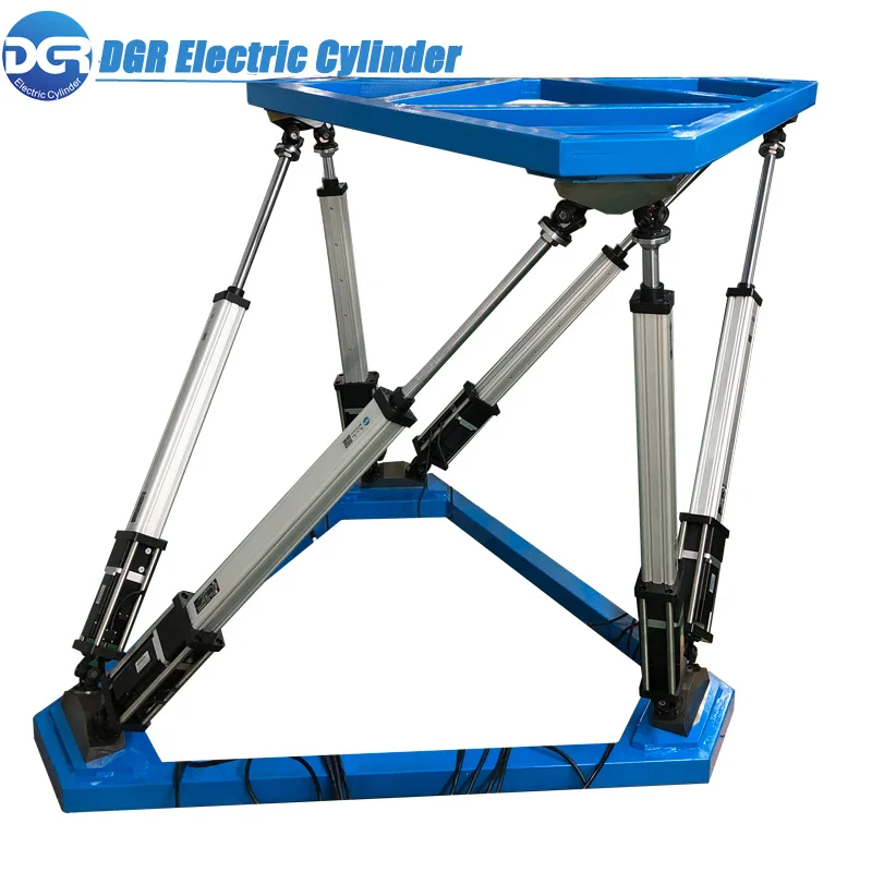 Прецизионный сервопривод 6DOF, высококачественный и высокоскоростной электрический линейный привод для подъемной платформы движения