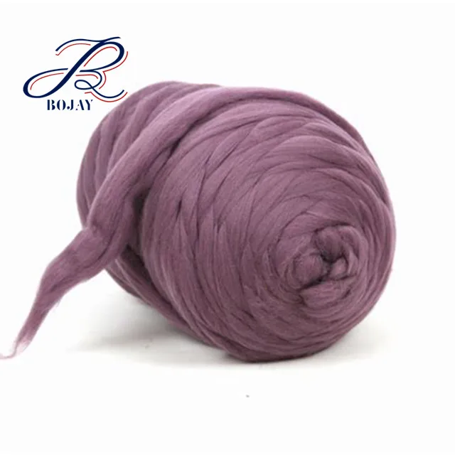 Bojay Super Chunky Thick Yarn 100% Acrylic Jumbo yarn for arm knitting with cheap price