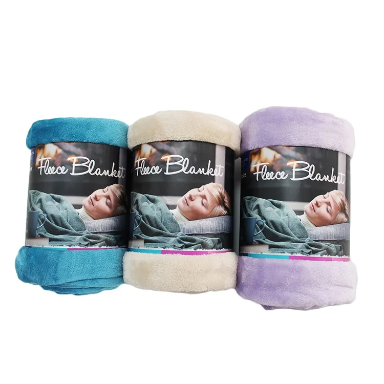 Promotion super soft stock flannel fleece blanket with cheapest price