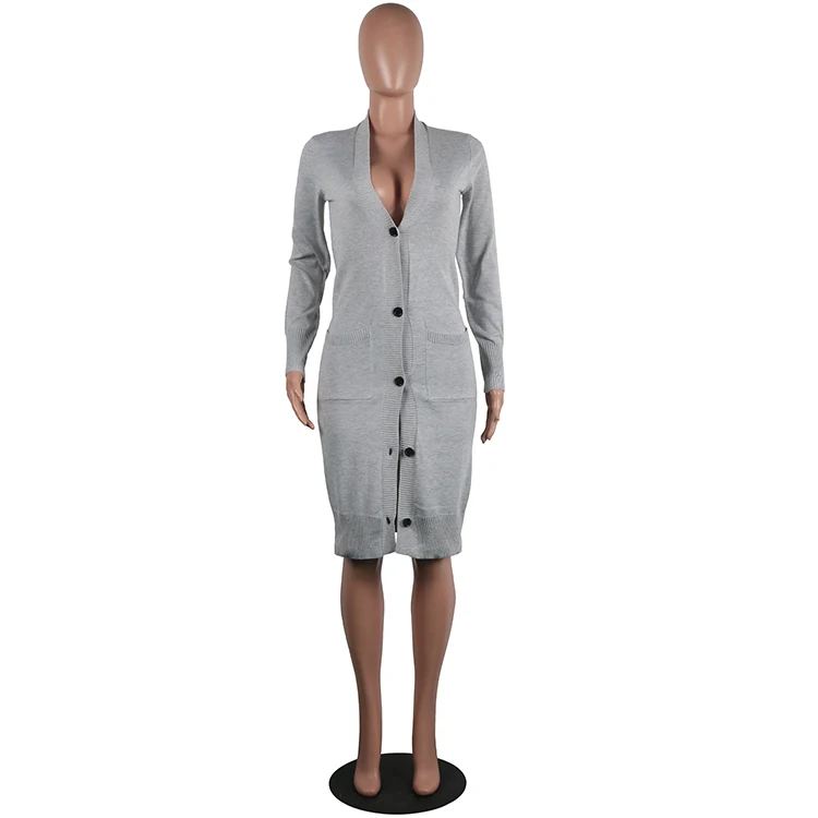 OEM ODM Wholesale M8286 fashion loose women wool blend knit blank cardigan sweaters for women white wool cardigan sweater