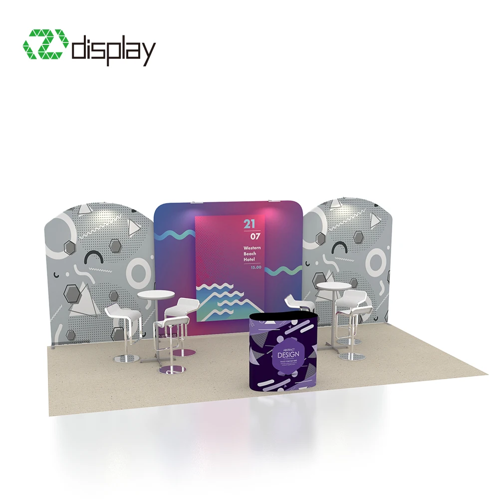 
 Портативные выставочные стеновые тканевые панели, складные стеновые панели  