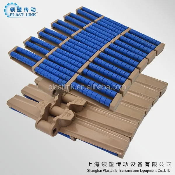 LBP 882TAB Flat roller plastic top chain heavy duty sideflexing plastic conveyor chain