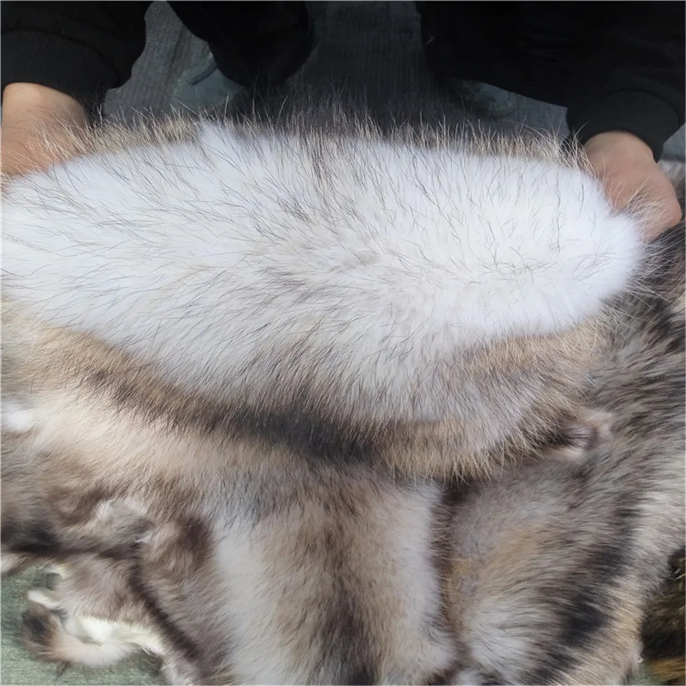 Factory Direct Supply Dyed Raccoon Fur Pelt Chinese Raccoon Fur skins Daying Fur