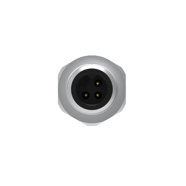 
Waterproof IP67 M5 3 pins front Mount male receptacle cable connectors 