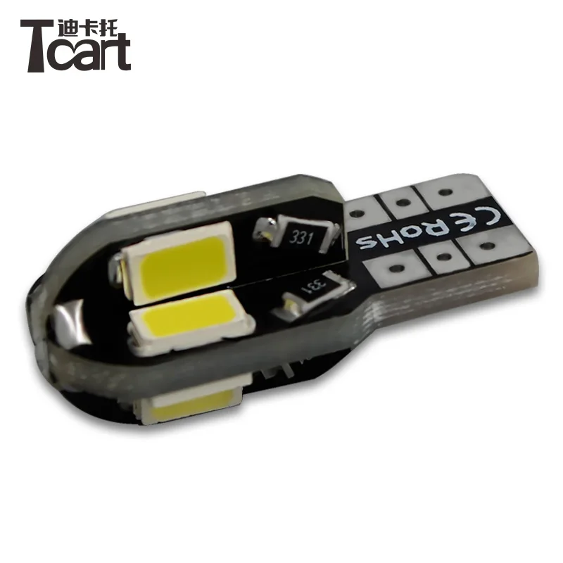 Guangdian auto signal lighting bulb t10 194 168 5730 8smd canbus error free car led lamp side wedge light