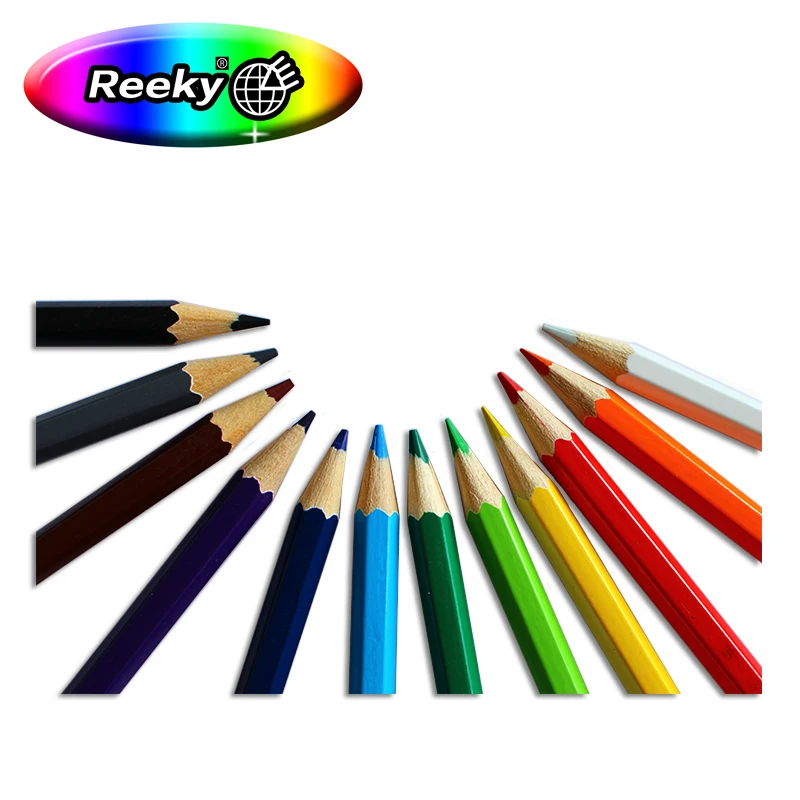Multicolor promotion 48 colour school pencil