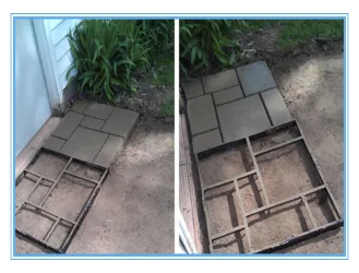 50*50 Paving Brick Patio Concrete Slabs Path Pathmate Garden Walk Maker Mould