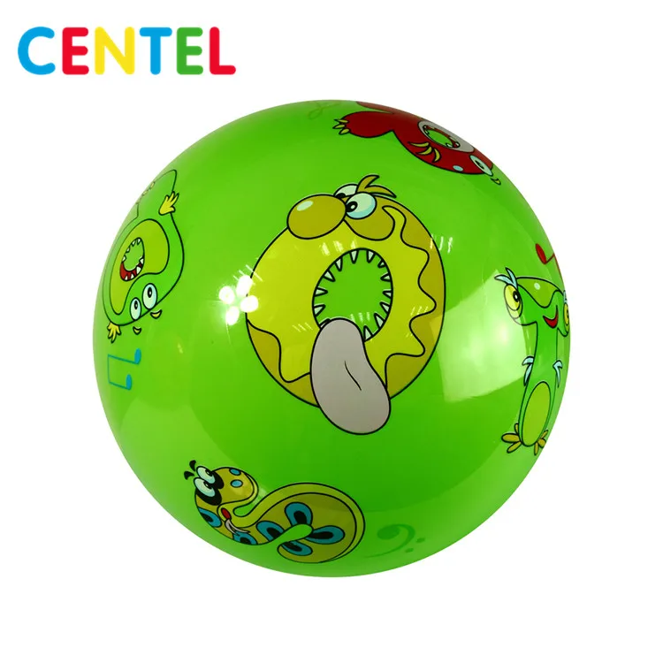 
Professional Design Soft Rubber Inflated PVC Playground Ball For Sale 