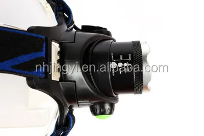 10W LED Aluminum T6 Rechargeable Headlight 1100 Lumen AA Battery 2G11 Base