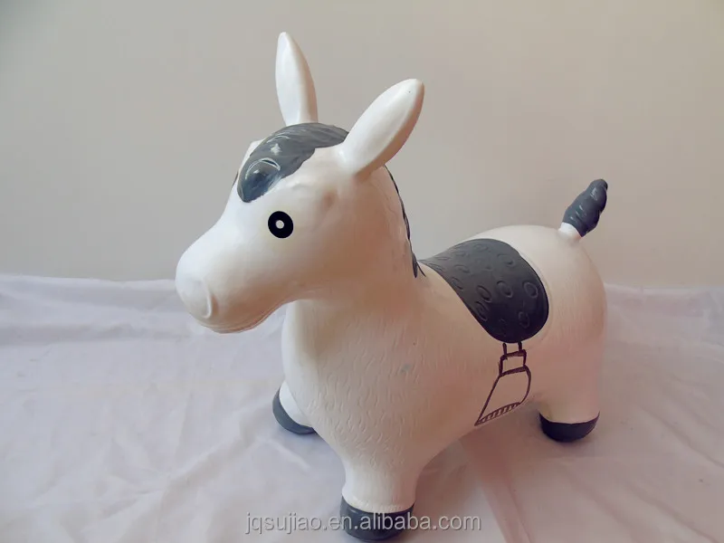 Adult soft inflatable jumping animal toy big size, Bull bouncing bull toy