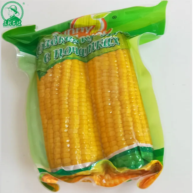 
Wholesale double sweet corn with vacuum pouch 
