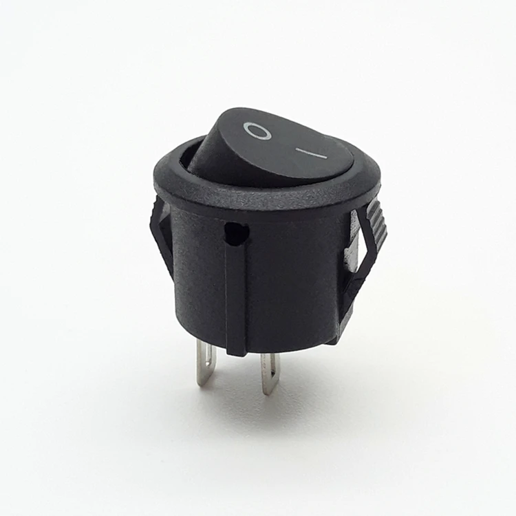 Haifei бесплатные образцы 6A 250VAC 2PIN ON OFF настольная лампа mini round rocker switch