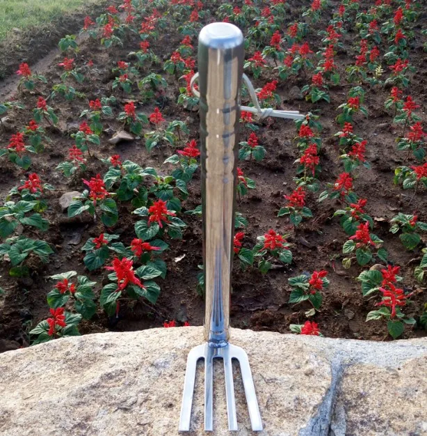 
Wholesale garden tool small flower hoe and rake two use 