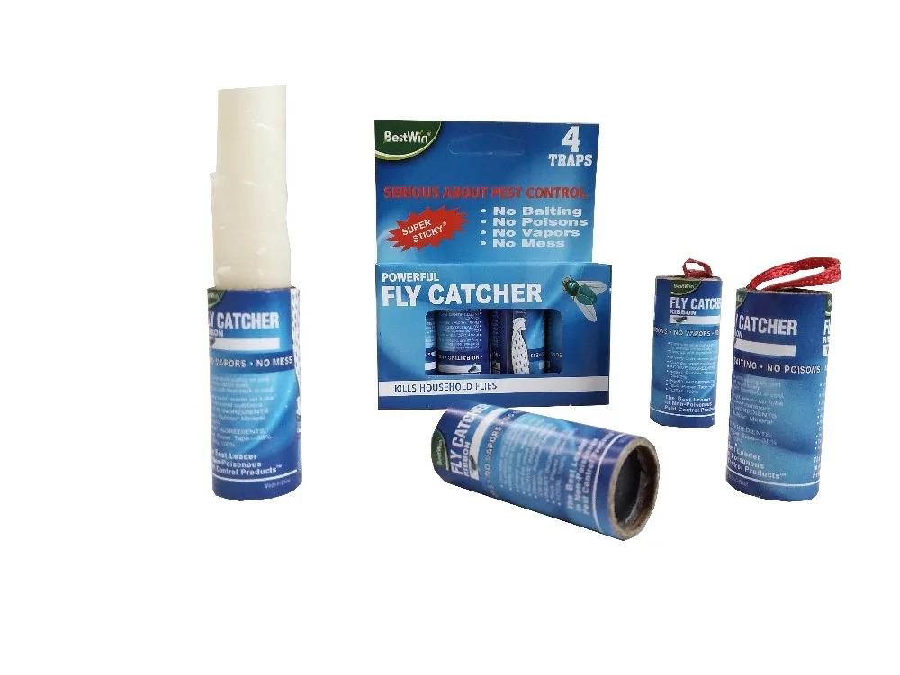 BSTW ISO9001 Factory New Double sided fly insect paper catcher glue trap