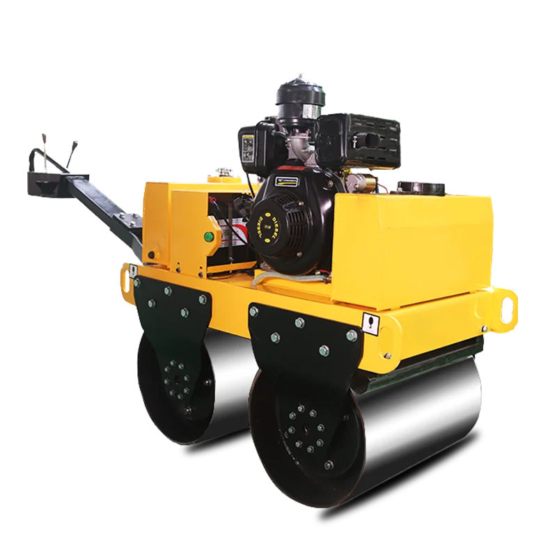 Walking behind single cylinder diesel engine roller compactor factory price