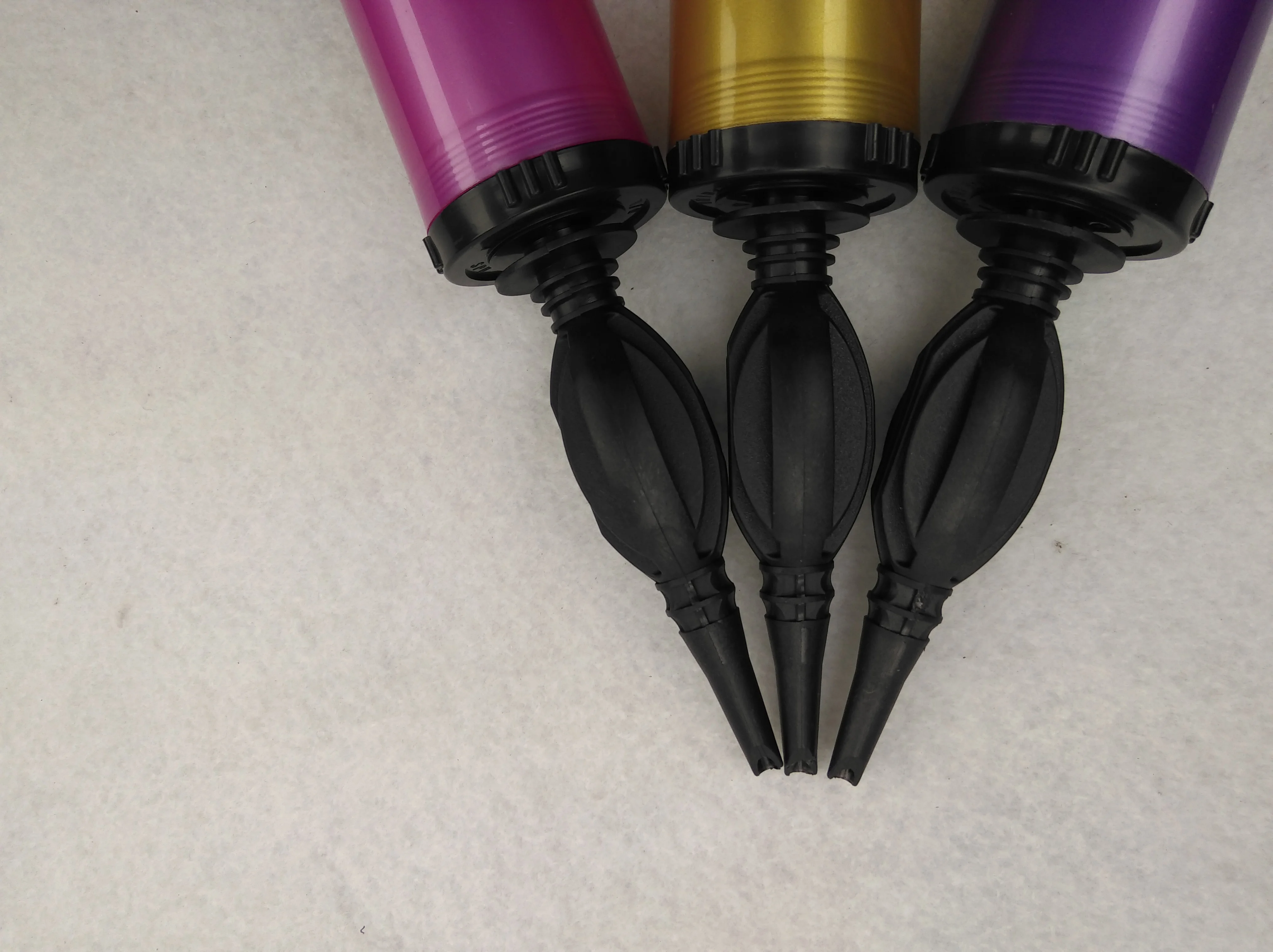 2019 china supply new products metallic color plastic hand pump air balloon pump for wedding decoration