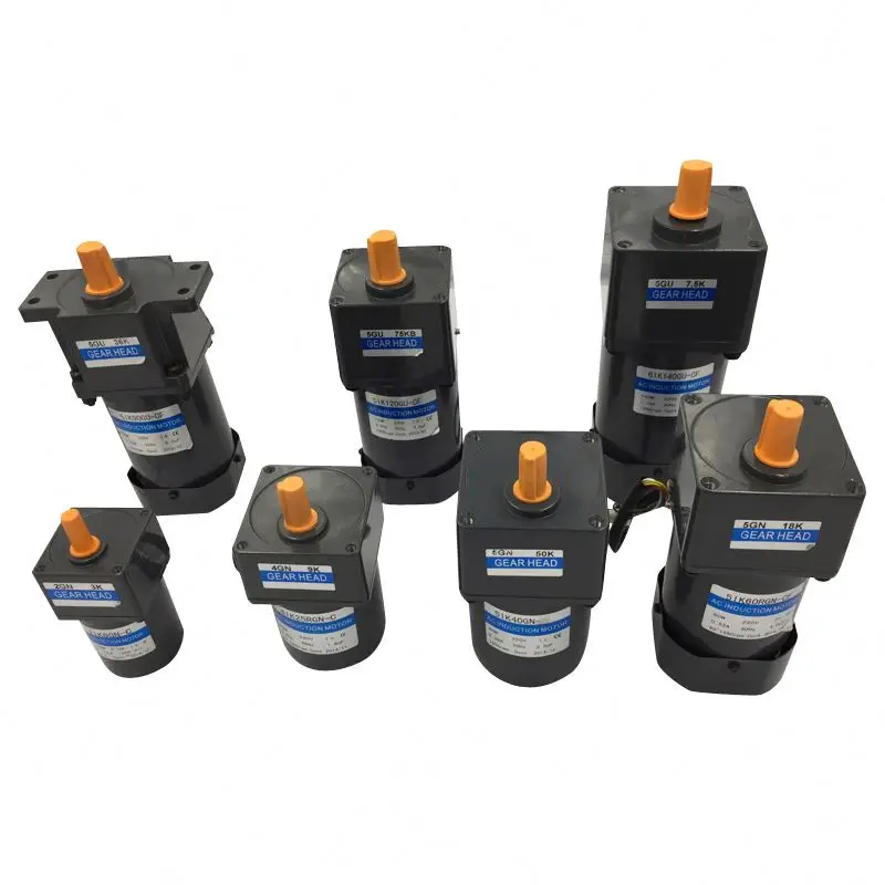 6w 110v 220v gear ac brake motor