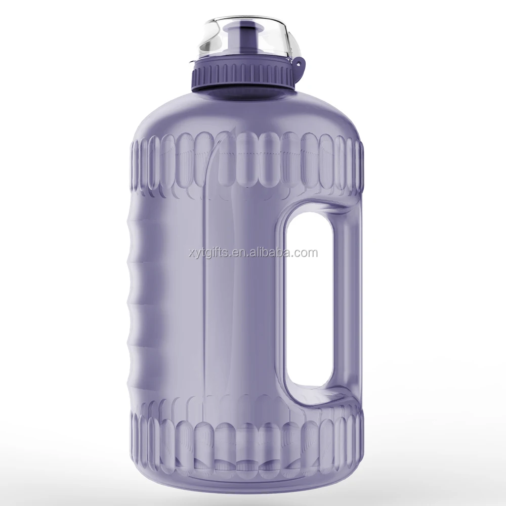 2018 New Large Capacity Plastic Water Jug 2.2L/2.5L BPA Free Gym Fitness Water Bottle with Handle