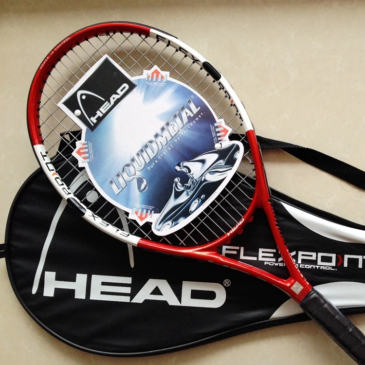 Presentation carbon fibre in tennis rackets