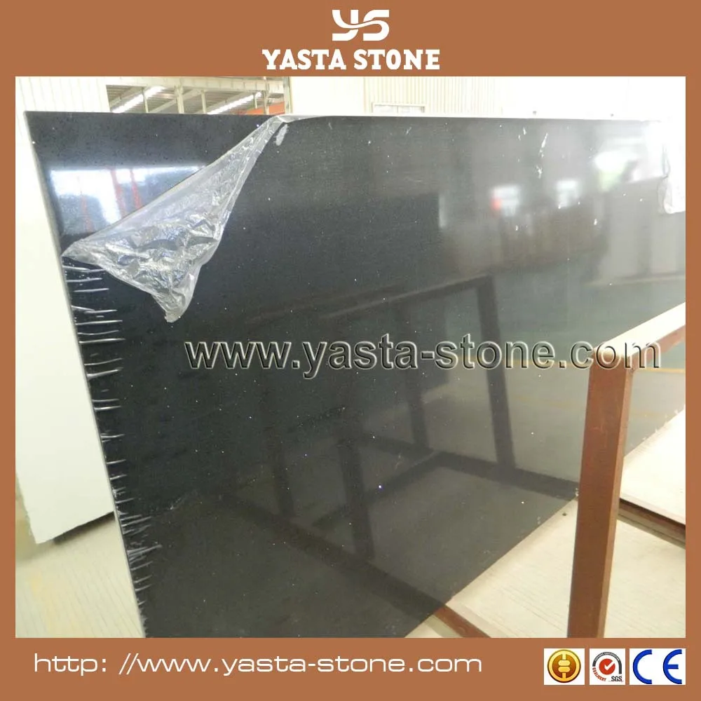 Cheap 30x30 Quartz Stone Black Floor Tiles With Sparkle