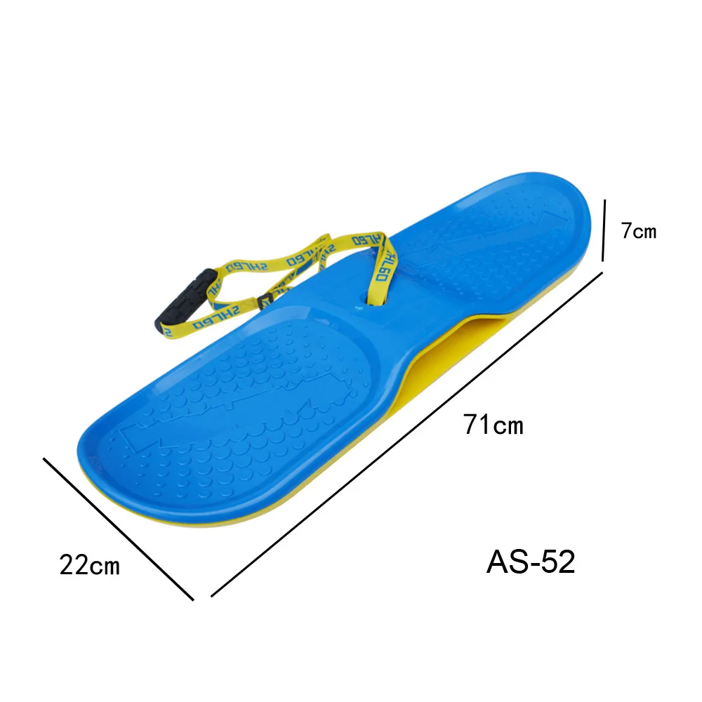 New shred snow skate with adjustable Handle for Stability & Tricks,bottom ridges and unique side grabs