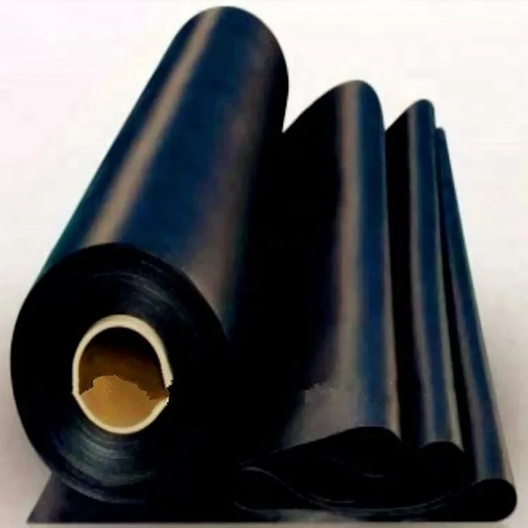 HDPE material and black color 100% vigrin hdpe geomembrane pond liner with UV