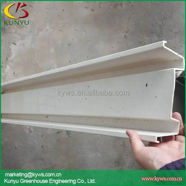 Hydroponic gutter for strawberry tomato pepper hydroponic trough for greenhouse