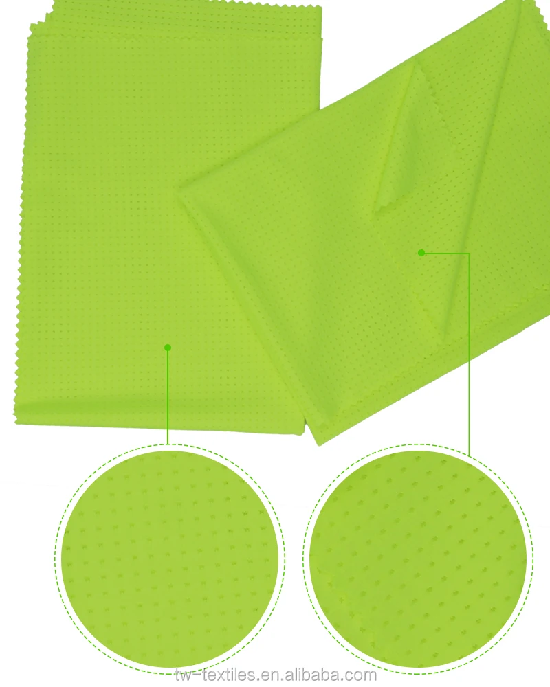 
91% Polyester 9% Spandex Stretch Bird Eye Knit Jacquard Net Mesh Fabric for Soccer Jersey Clothing 