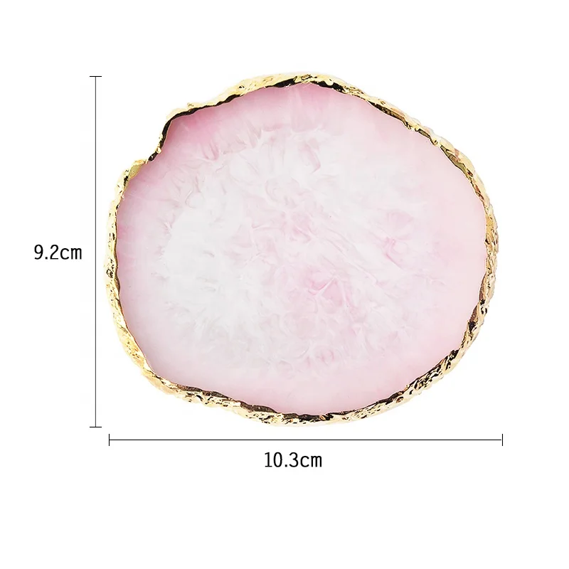 Misscheering 1 Pcs Round False Nail Tips Display Board Resin Stone Color Painting Palette Holder Practice Nail Art Tools