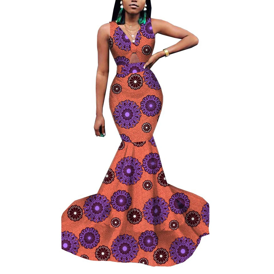 Африканская Летняя женская одежда, вечернее платье на заказ
