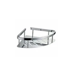 Stainless steel bath corner shelf, stainless steel dual tier corner rack with hooks