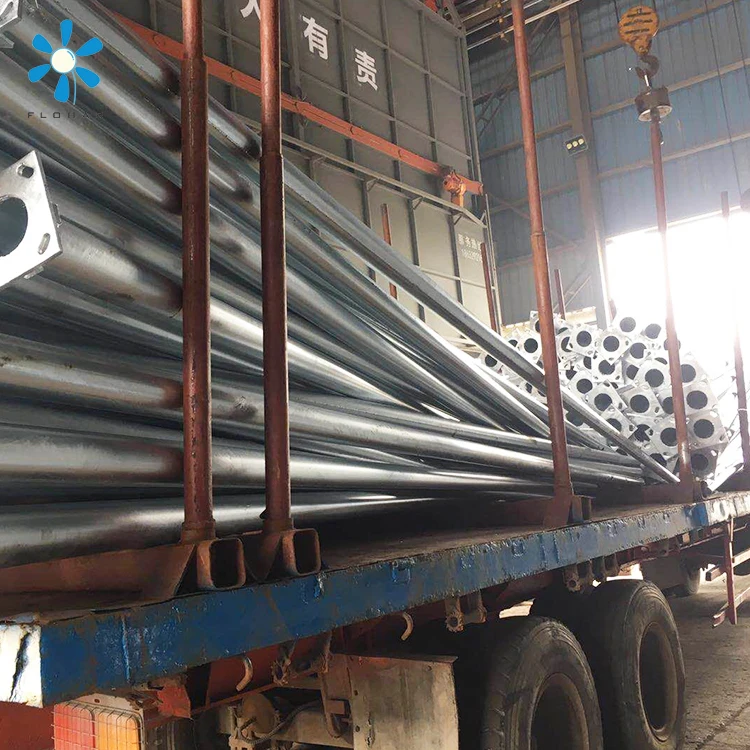 3-12m Lamp Post Aluminum Steel Lighting Pole Outdoor Solar LED Street Light Pole