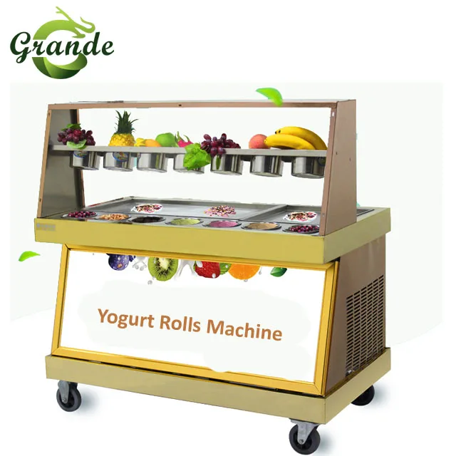 Cheap Commercial Lebanon Making Thai Rolled Ice Cream Machines/Maker