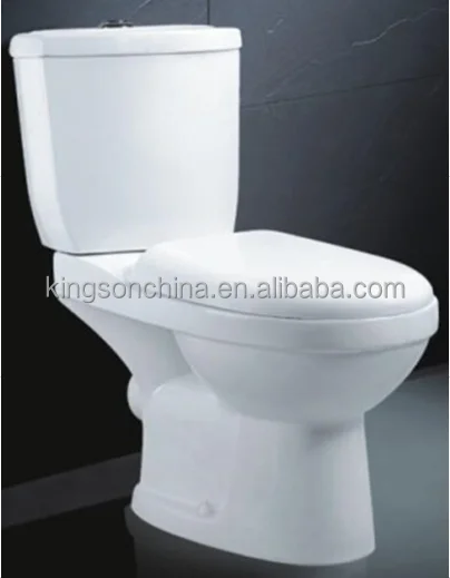 408 two pieces toilet wash down flushing wc ceramic toilet