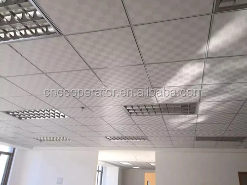 cheap beautiful ceiling tile, 595x595x7/8mm,603x603x7/8mm pvc gypsum ceiling board, gysum false ceiling