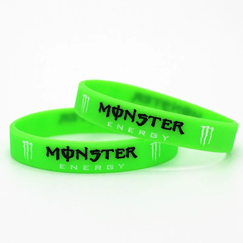 Boce customize debossed color filled filled logo text clock shape silicone wristband