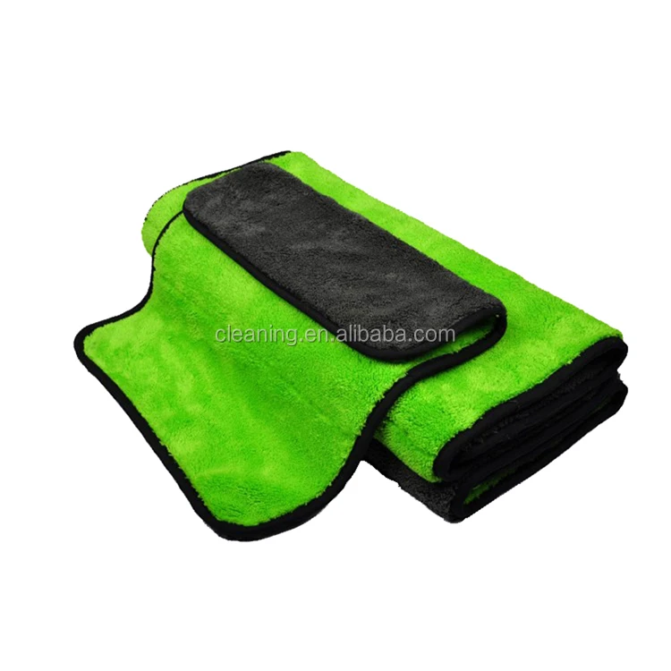 Streak free super absorbent polishing car wash micro fiber yellow duster cloth