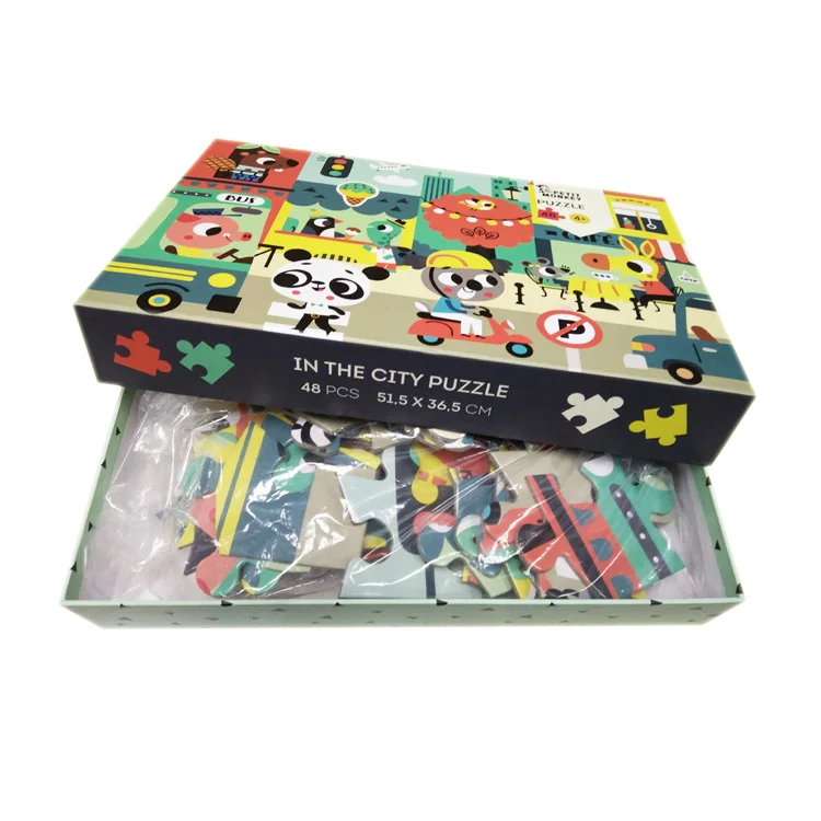 Large Pieces Custom Educational Floor Puzzle