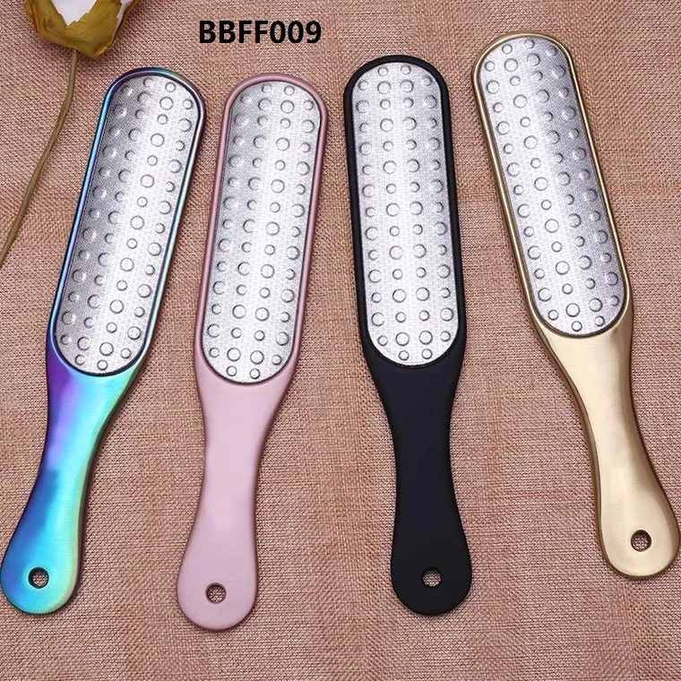 Black Rubber Grip Pedicure Buffer Scrubber Exfoliator Tool Foot Care File Pumice Stone Sand Paper Bristle Brush Callus Remover