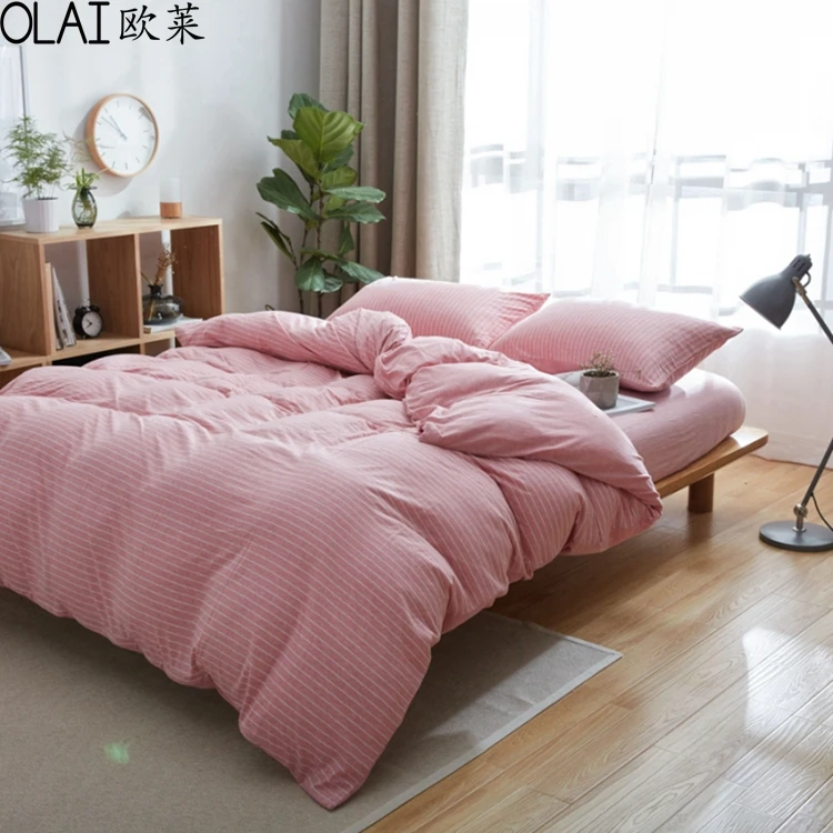 Cotton Material Comfortable Winter Bed Sheet Bed Linen For Home