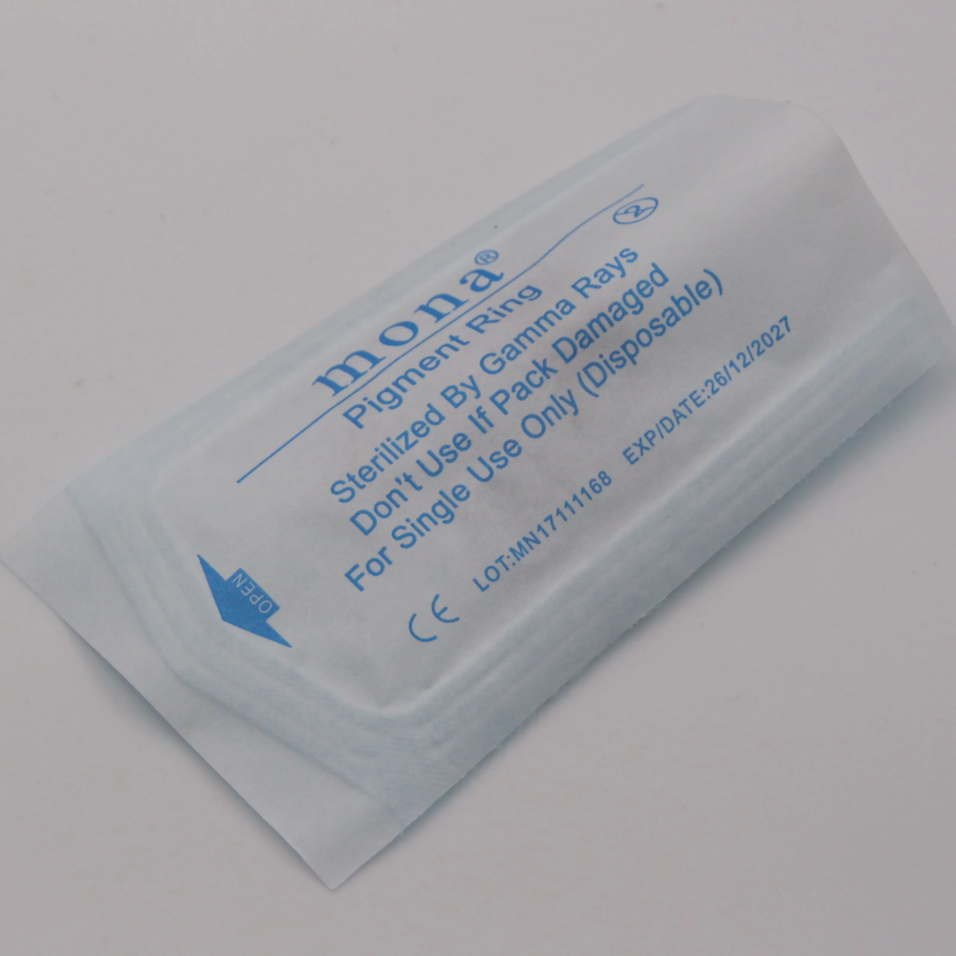 Microblading Ring Cups with sponge Disposable Tattoo eyebrow pigment holder for Permanent Makeup Accessories