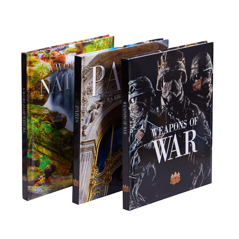 Good quality custom hardcover coffee table album catalog book printing