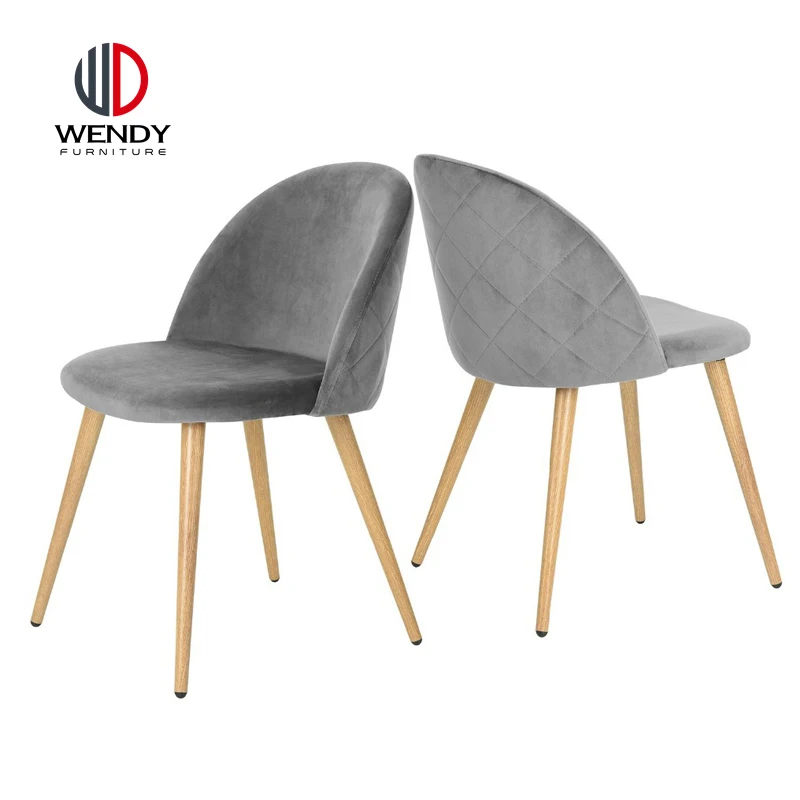 Free Sample Cheap Modern dining room furniture Velvet chair dining chair