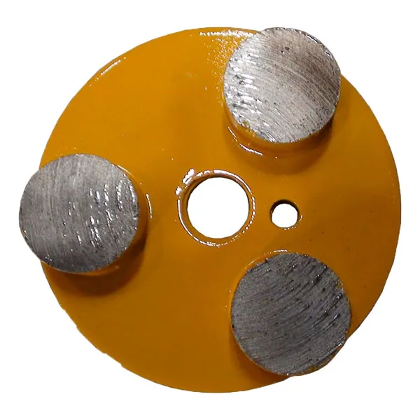 Manufacture metal werkmaster head grinding shoes disc for concrete polishing