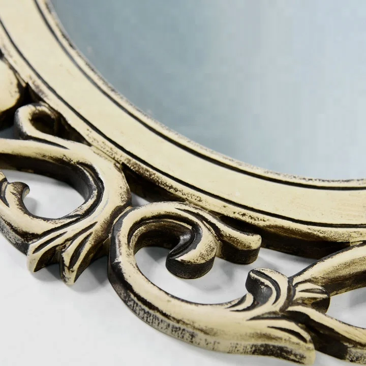 High quality competitive vintage wooden carved mirror