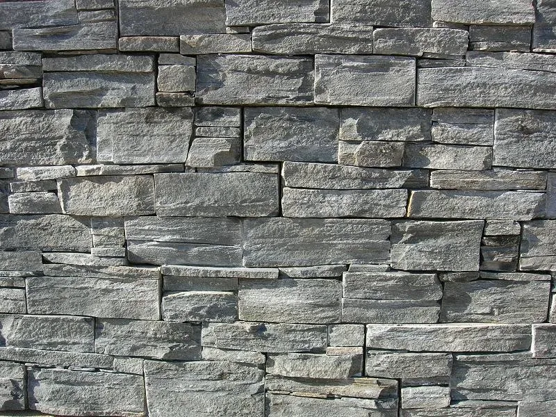 
Black slate Ledgestone Panel veneer Walling stein cheap price CZ-N18 