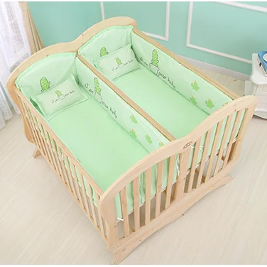 Home general using baby furniture crib/baby swing cradle/wooden beds for twins