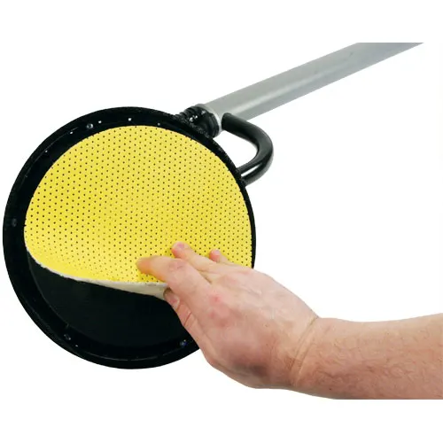 Yellow Abrasive 225mm Drywall Sanding Disc Sanding Paper Aluminum Oxide Drywall Sanding, Paint Removal 100PCS/CTN 25g/piece Free