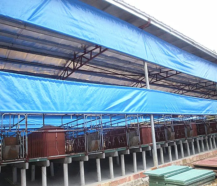 Livestock farm awningpe  tarpaulin roll poultry house curtain roll