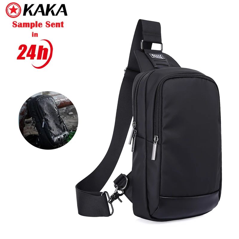 2019 best sell trendy young college boys fashion chest popular men lightweight waterproof crossbody korean sling bag